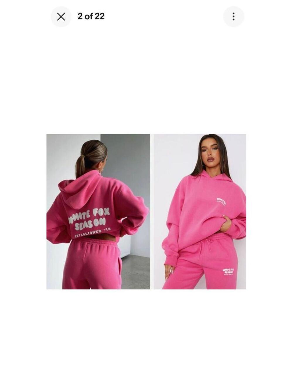 The Main Season" Oversized Hoodie (Hot Pink) by White Fox Boutique.